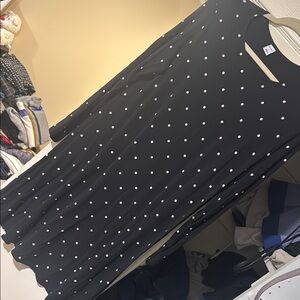 Black Polka Dot Dress-OLD NAVY-L